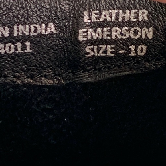 MIA EMERSON Genuine Leather Ankle Booties Black 10 - Picture 14 of 16